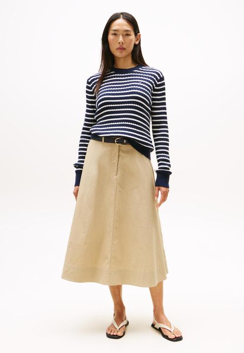 Produktbild Tommy Hilfiger Co Cable Fine Gg C-Nk Ls Swt (M)