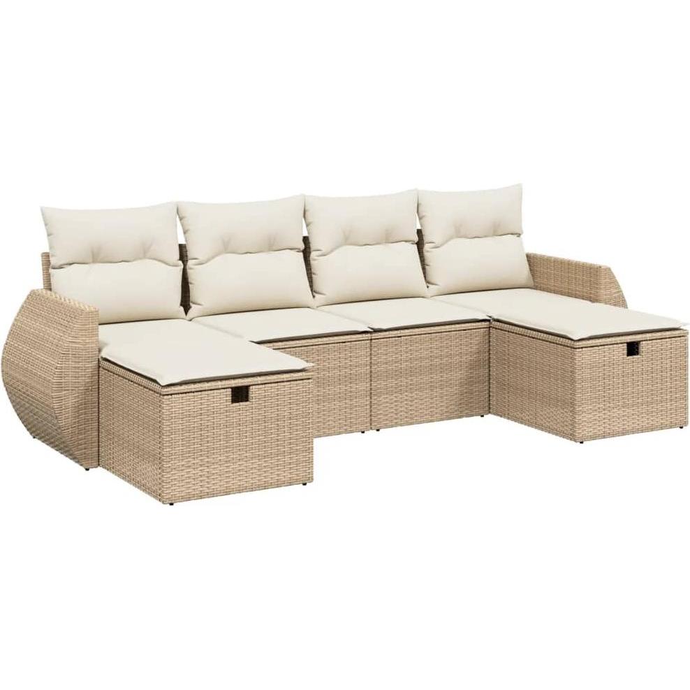 VidaXL, Gartenlounge, 10-tlg. Garten-Lounge-Set mit Kissen