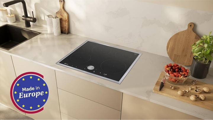 Produktbild Neff N 90, Induktionskochfeld, 60 cm, Schwarz, Mit Rahmen aufliegend, T56STF1L0 (58.30 cm, Induktionskochfeld)