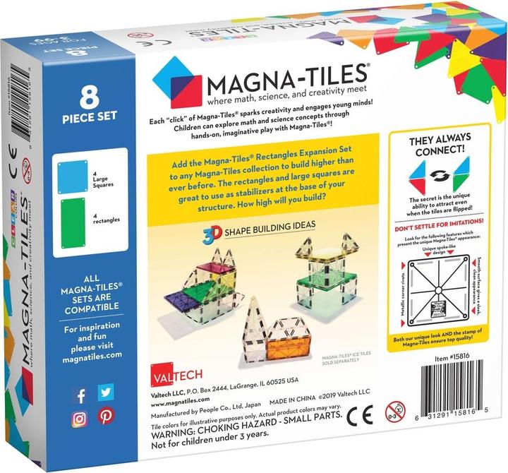 Produktbild Magna-Tiles Rechtecke Erweiterungsset