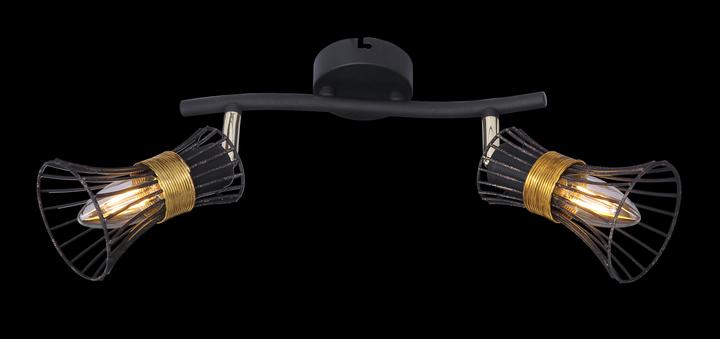 Immagine prodotto Globo Plafoniera nera 2xE14 (E14)