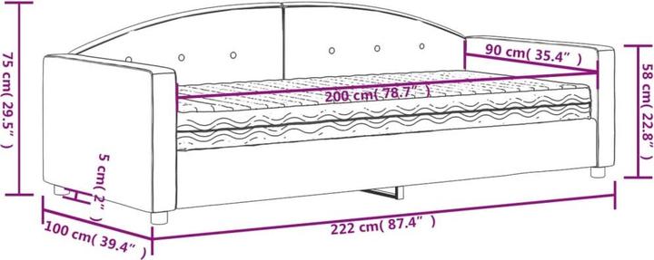 Image du produit vidaXL Tagesbett