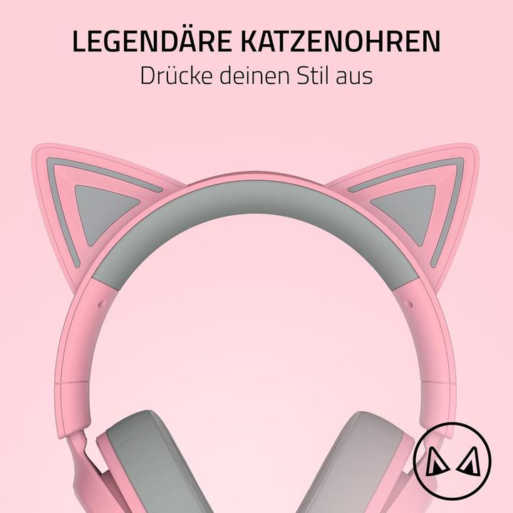 Actual product image Razer Kraken Kitty V3 X - Quartz (Cable)