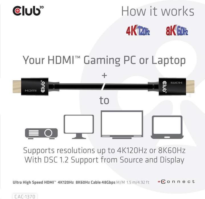 Produktbild Club 3D CAC-1370 (1.50 m)