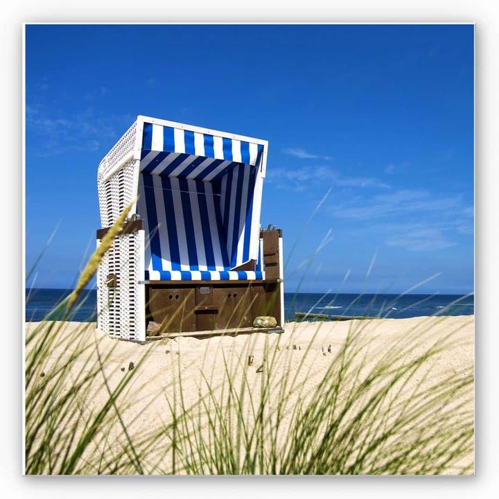 Image du produit Trenddeko Fauteuil-cabine de plage - carré (50 x 50 cm)