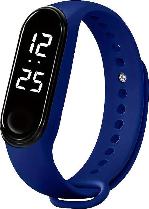 Produktbild Cbx Sport LED-Digitaluhr mit Silikonarmband 12-Stunden-Anzeige (45 mm)