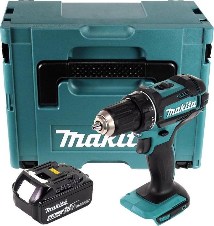 Produktbild Makita DDF 482 G1J Akku Bohrschrauber 18 V 62 Nm + 1x Akku 6,0 Ah + Makpac - ohne Ladegerät