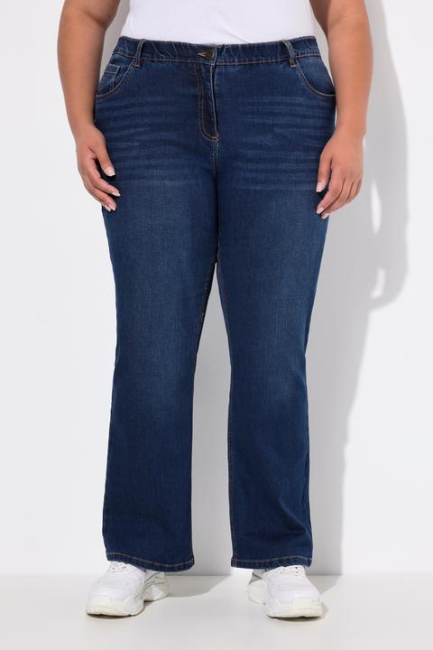 Immagine prodotto Ulla Popken Jeans modello Marie con boot cut, cintura comoda e taglio a cinque tasche (58)