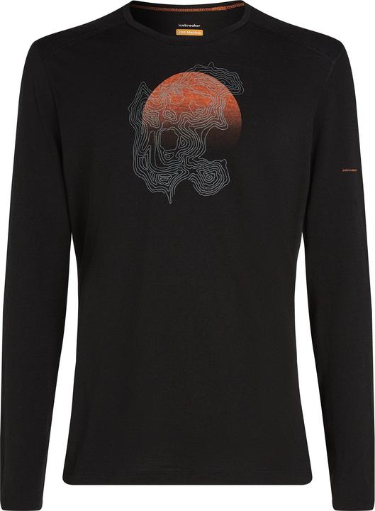 Icebreaker Merino 200 Oasis L/S Crewe Ruapehu Round