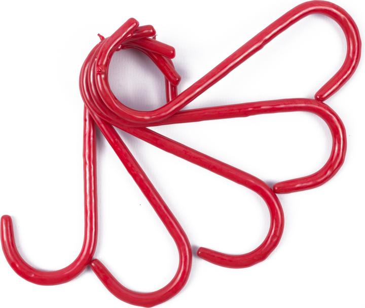 Benson Crochet en s 120 mm 5 pcs rouge iso