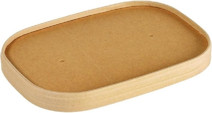 Produktbild Biopak Deckel Brick Box Medium 500 - 1000 ml, Braun, 25 Stück (25 x)