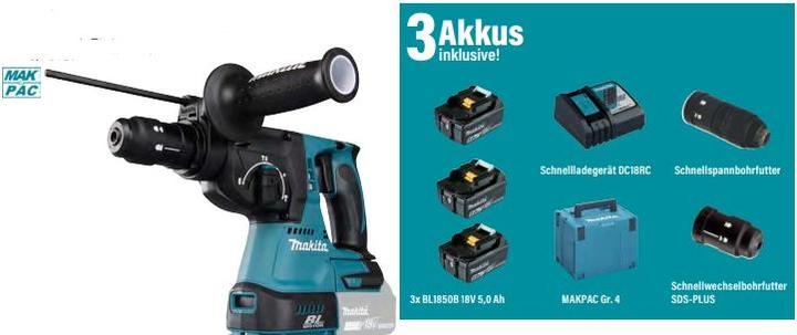 Actual product image Makita Akku-Kombihammer DHR243RTJ
