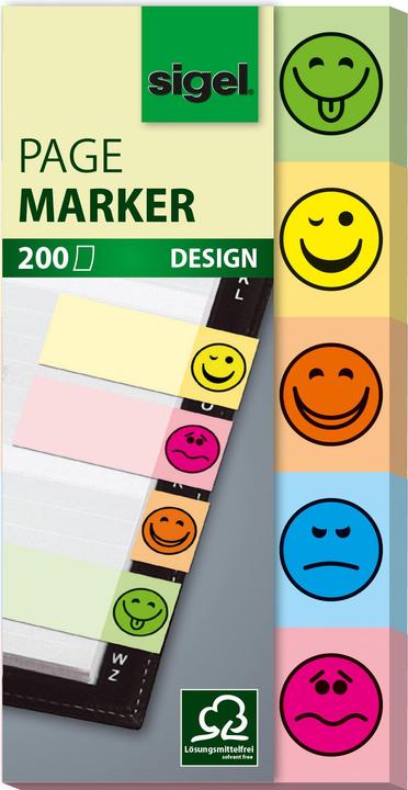 Blue, Green, Orange, Pink, Yellow