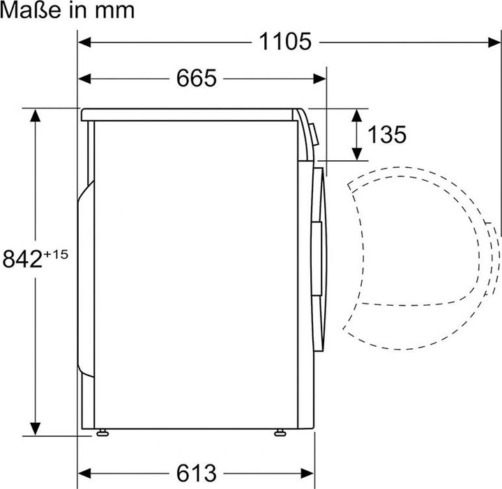 Actual product image Siemens iQ700 (9 kg, Right, CH plug)