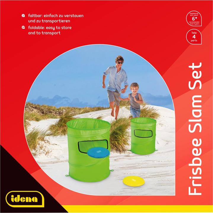 Actual product image Idena Frisbee Slam Set 4 Teile