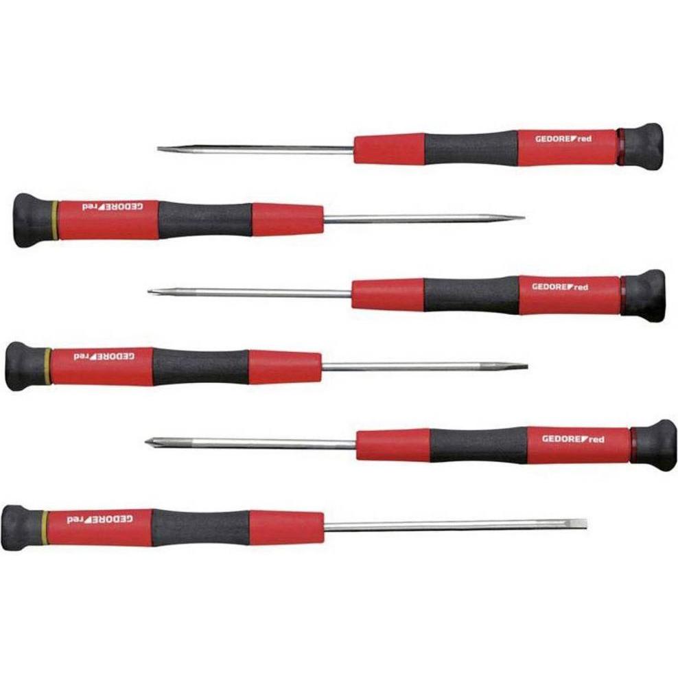 Gedore Red, Schraubenzieher, red R38005906 2K-Elektronikschraubendreher-Satz PH+SL 6-teilig