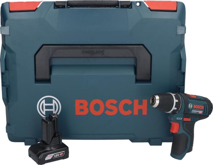 Produktbild Bosch Professional GSR 12V-15 Akku Bohrschrauber 12V 30Nm + 1x Akku 6,0Ah + L-Boxx - ohne Ladegerät
