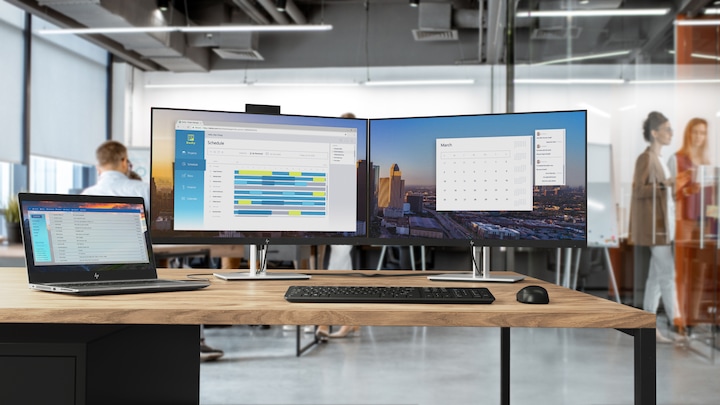 Actual product image HP E27d G4 (2560 x 1440 pixels, 27")