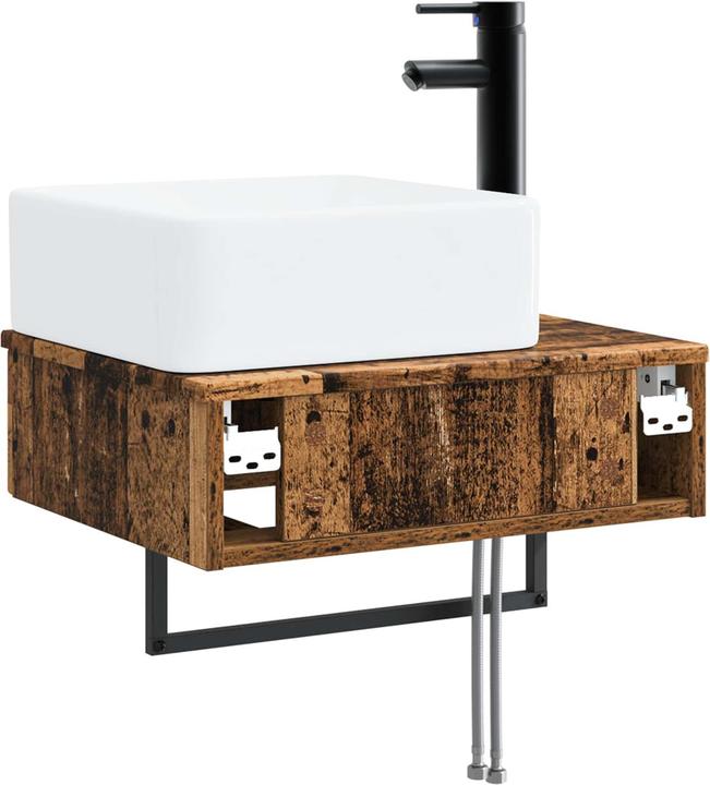 Actual product image vidaXL Wandmontiertes Waschbecken (390 mm, 410 mm)