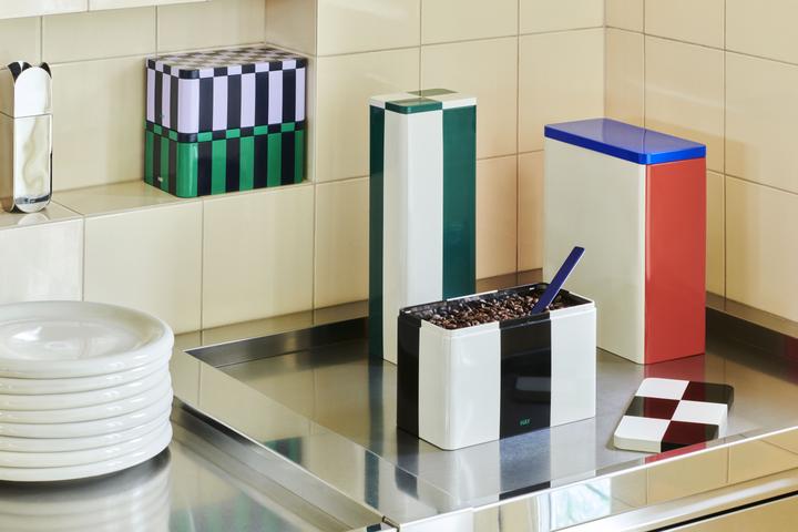 Immagine prodotto HAY - Tin Container Small L17 cm - Dark Blue & Lavender
