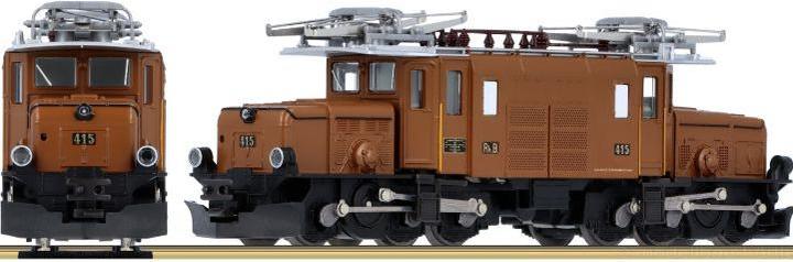Actual product image Kato RhB Personenzug E-Lok Ge 6/6 I Krokodil + 3 PW + 1 Gepäckwagen (Track H0)