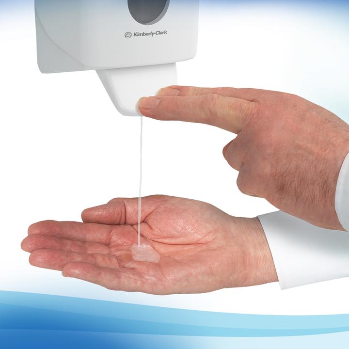 Immagine prodotto Kleenex ® Sapone liquido neutro antibatterico Valore di pH: 6 Design del contenitore: Contenitore Materiale (Sapone liquido, 1000 ml)