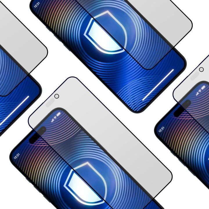 Actual product image 3MK Tempered glass HardGlass Matt Max Privacy for Apple iPhone 16 Pro Max (Apple iPhone 16 Pro Max)