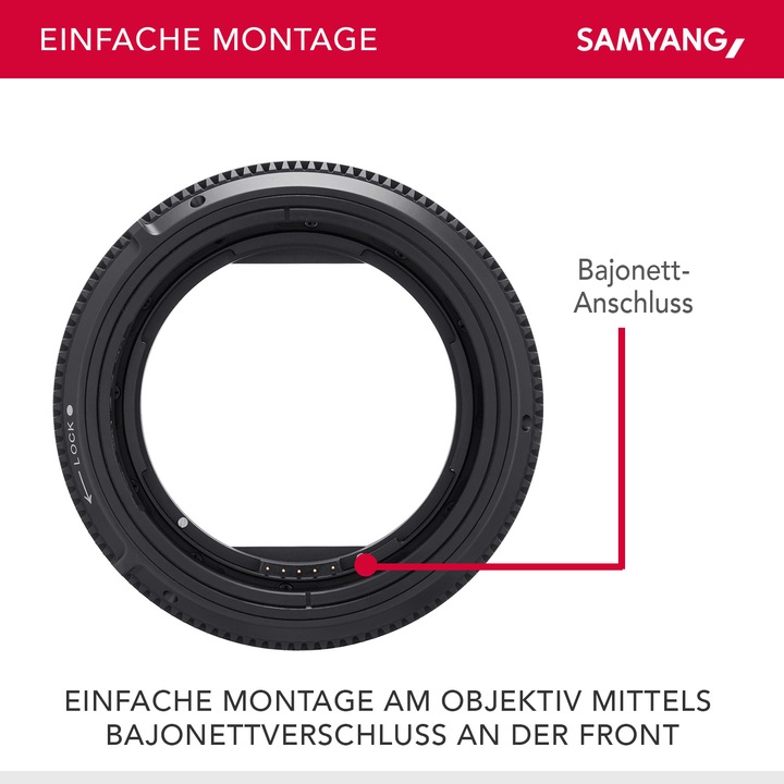 Produktbild Samyang MF Adapter für V-AF Serie