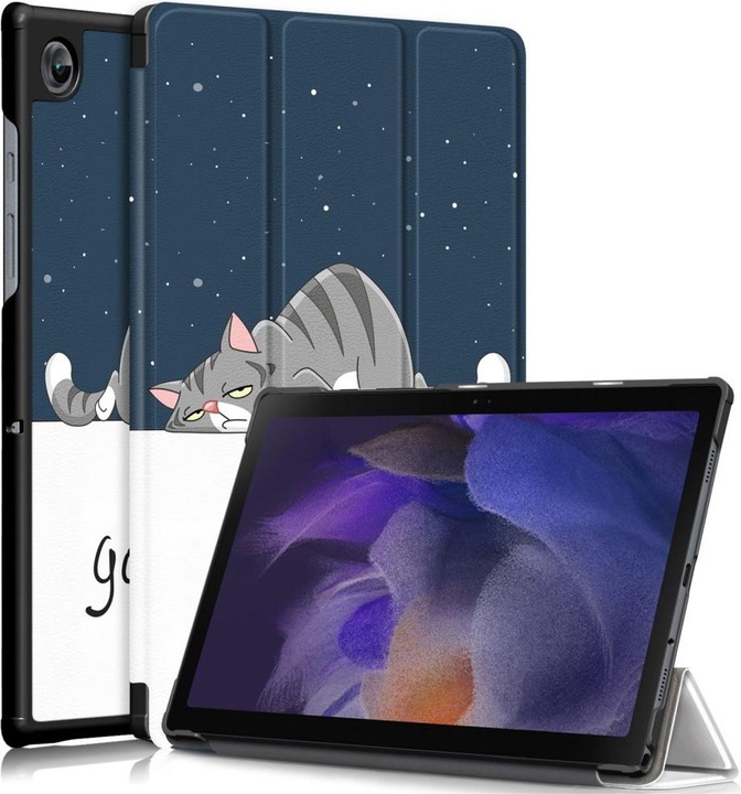 Cover-Discount Galaxy Tab A8 10.5 - Tri-fold Smart Case Katze (Galaxy Tab A8)