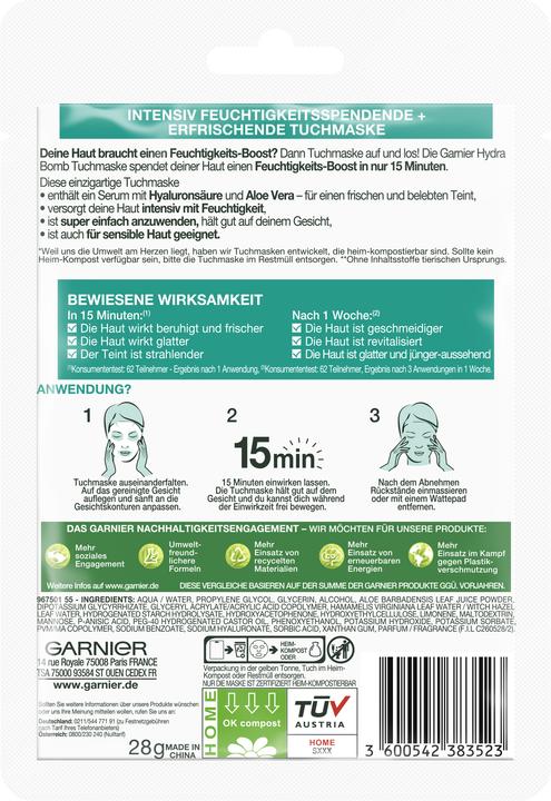 Image du produit Garnier Masque de tissu (28 g)