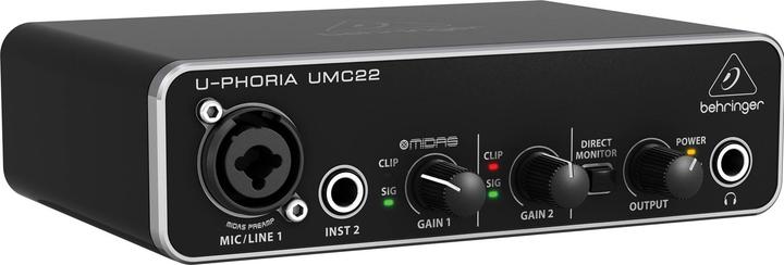 Produktbild Behringer U-Phoria UMC22 (USB)