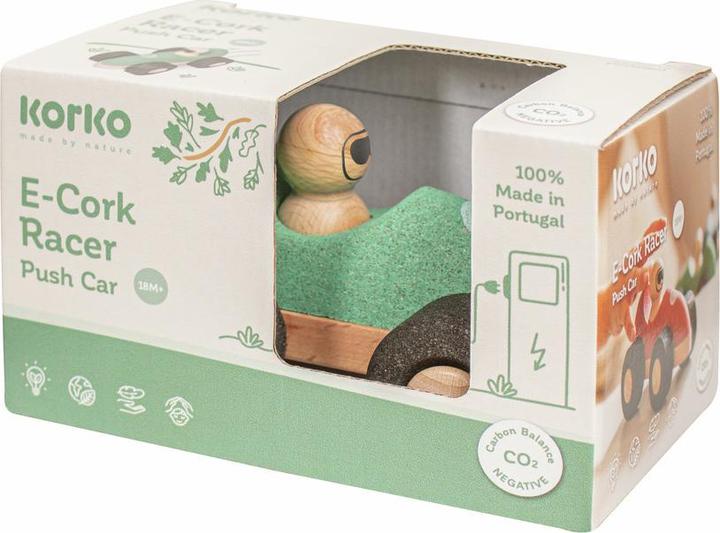 Produktbild Korko E-Cork Racer, green - Push Car
