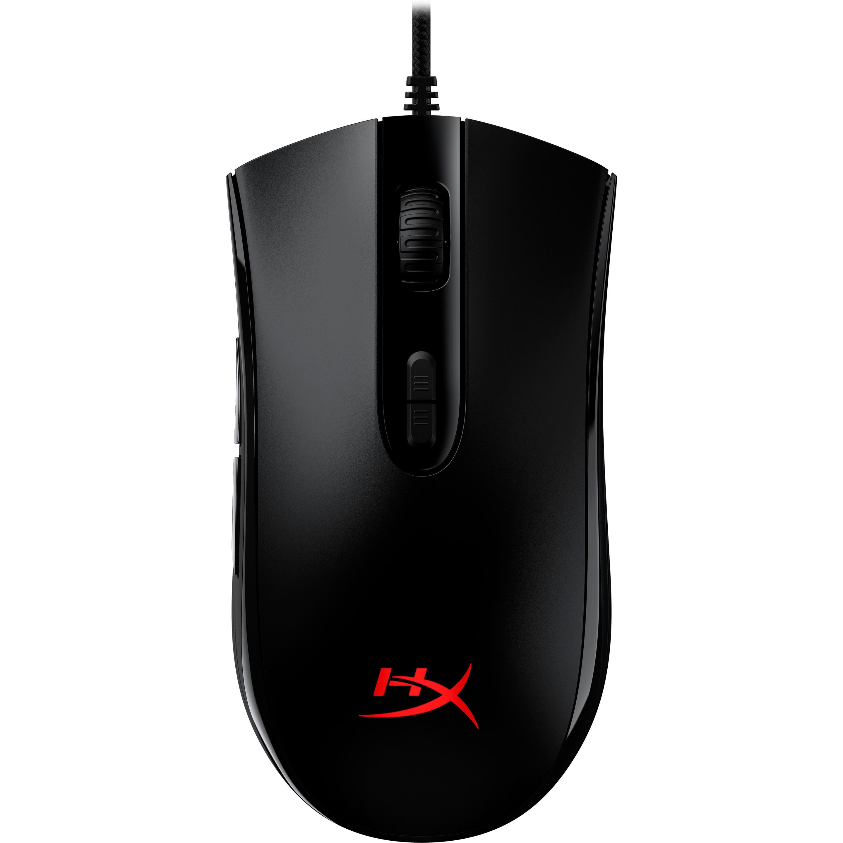 Hyperx Pulsefire Core Wired (Cablato), Mouse, Nero