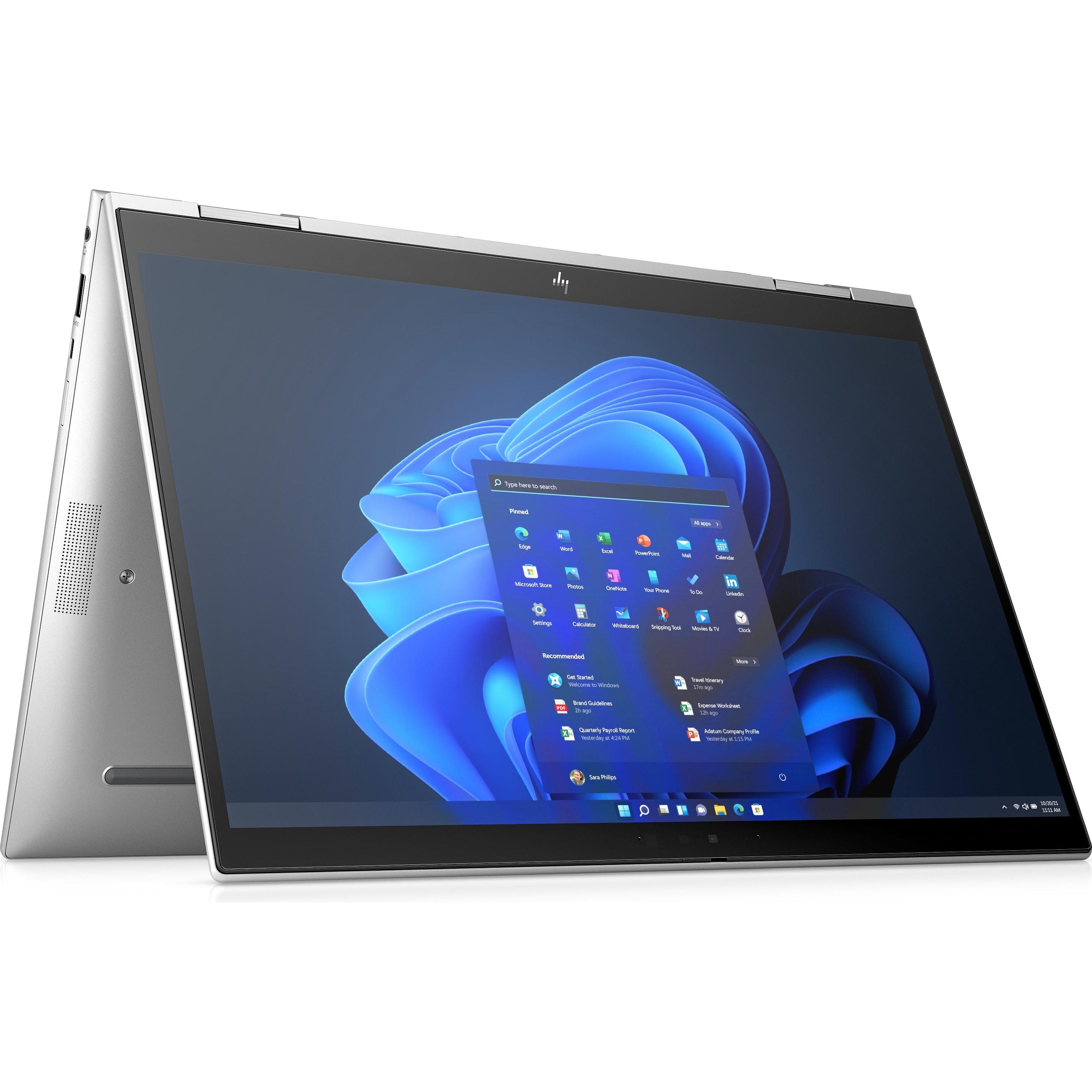 HP Elite x360 830 G9 (13.30", 256 GB, 8 GB, DE, Intel Core i5-1235U), Notebook, Silber