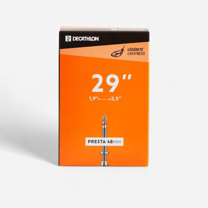 Decathlon Inner tube 29 inch Presta 48 light (22", 48 mm)