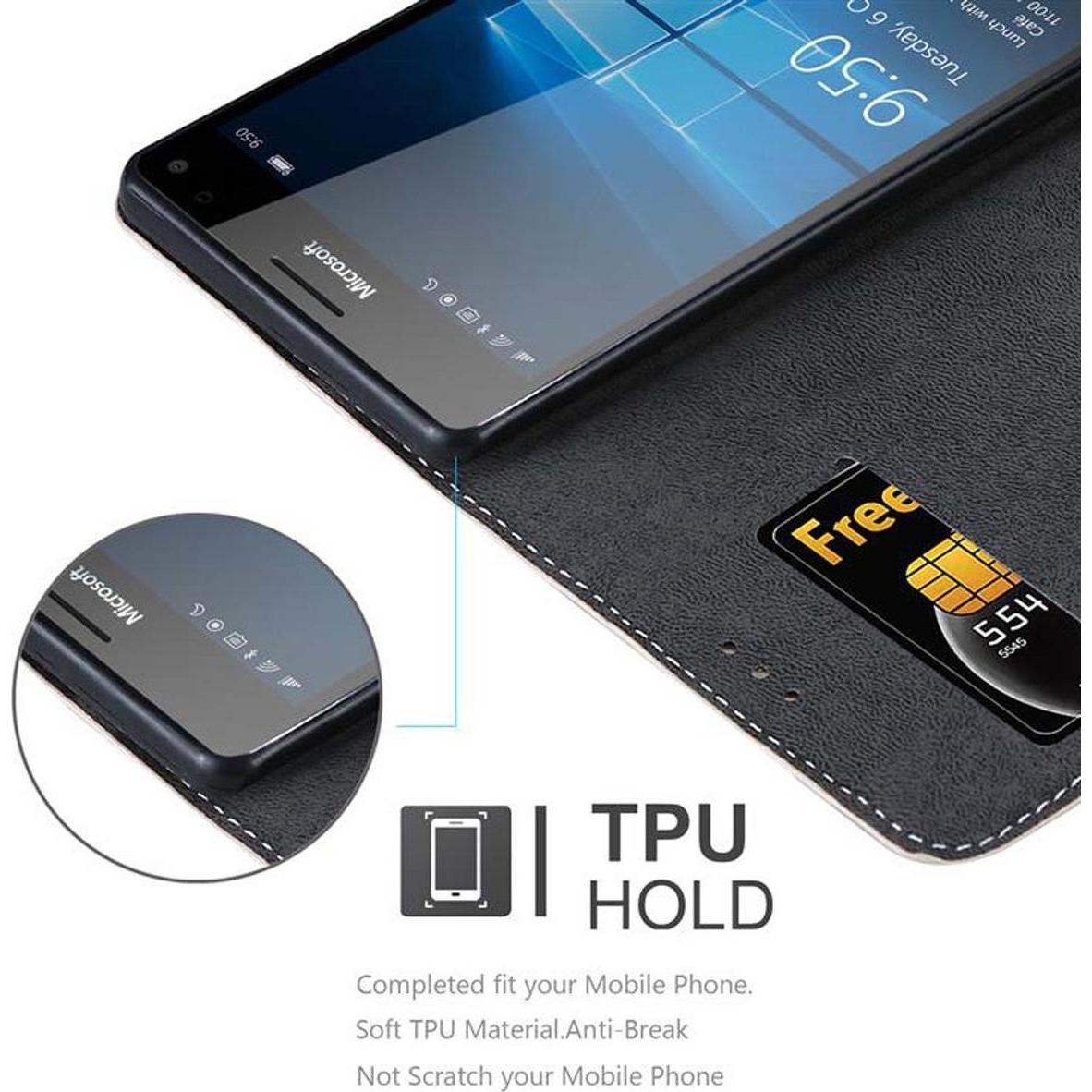 Thumbnail - Cadorabo Book X-Wallet Cover (Microsoft Lumia 950 XL), Smartphone Hülle, Rosa