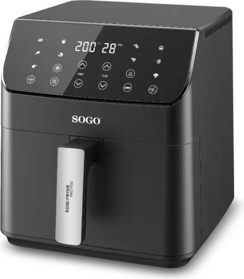 Actual product image Sogo Human Technology FRE-SS-10890 Hot air fryer 1700W Overheating protection, timer function, with