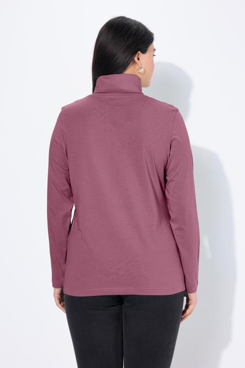 Produktbild Ulla Popken Shirt, Rollkragen, Slim, Langarm (54)