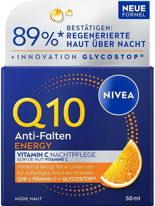 Actual product image NIVEA Q10 Energy Anti-Falten Nachtpflege (50 ml, Face balm)