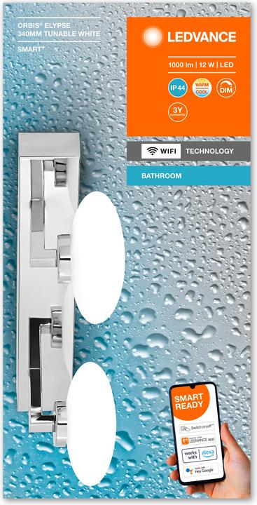 Produktbild Ledvance Smart+ Wifi Orbis Wall Elypse (1000 lm)