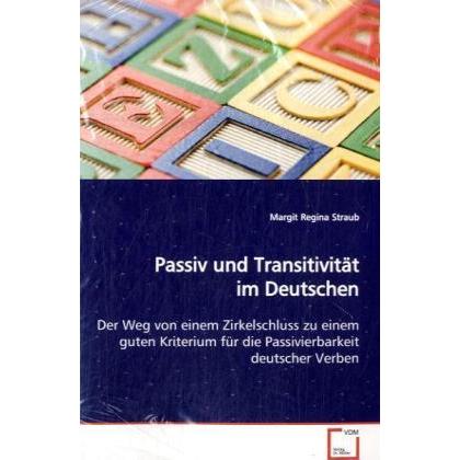 Passiv und Transitivität im Deutschen, Fachbücher