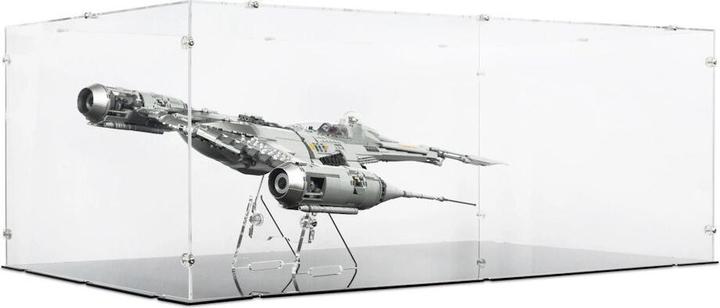 Produktbild iDisplayit Acryl-Display & 2in1 Ständer für LEGO® 75442 SW, N-1 Starfighter Mandalorianers (schwarzem Boden)