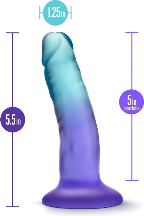 Image du produit Blush B Yours Morning Dew Dildo 14 cm Indigo
