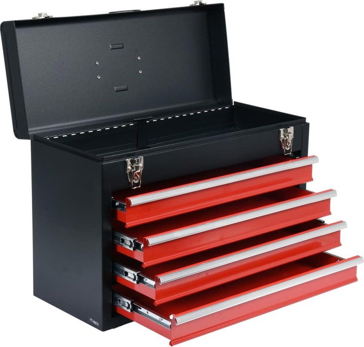 Actual product image Yato Tool box YT-08874, 4 drawers