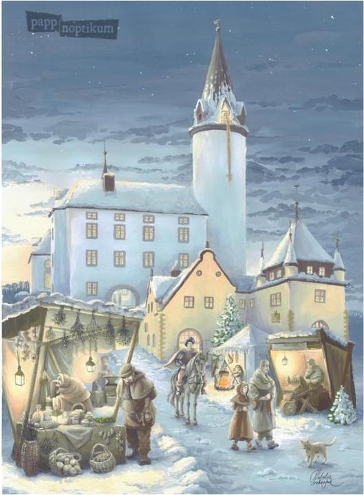 Produktbild Pappnoptikum 1079 - Rapunzel - Schloss Purschenstein (Adventskalender)