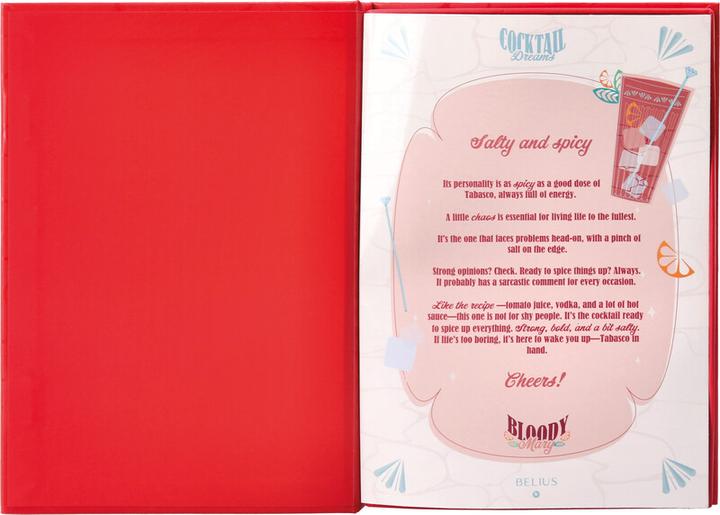 Immagine prodotto Belius Penna a sfera The Cocktail Menu (Blu, Rosso)