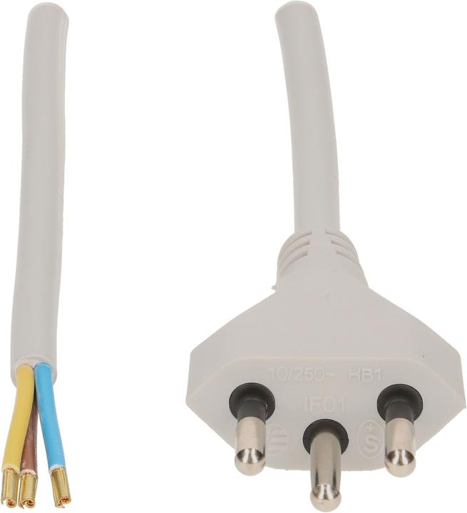 Produktbild Max Hauri TDLR-Netzkabel H03VV-F3G0.75 Typ 12 (3 m)