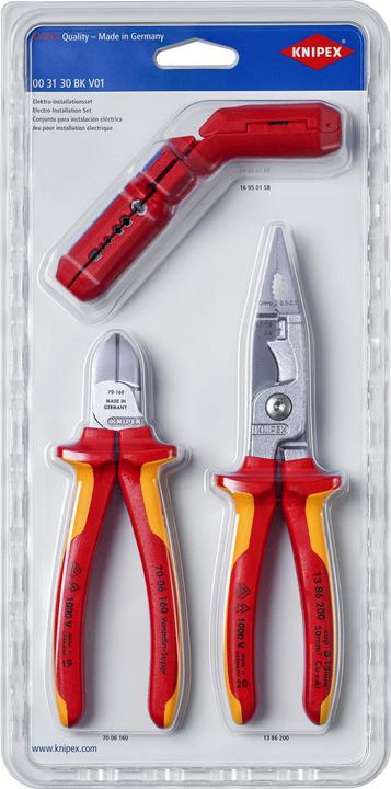 Produktbild Knipex Elektro-Installationsset (167 mm)