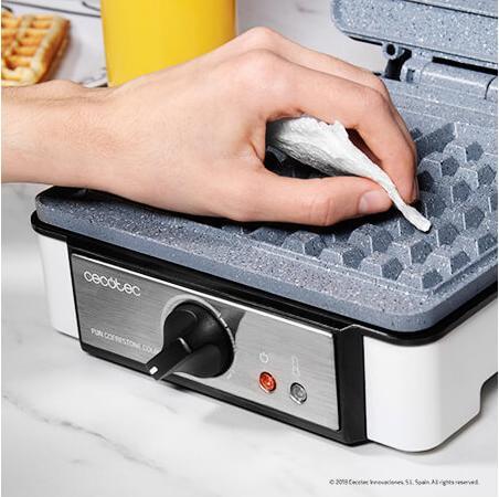 Productafbeelding Cecotec Gaufrier compatible Fun Gofreston Dubbel (Blanc)