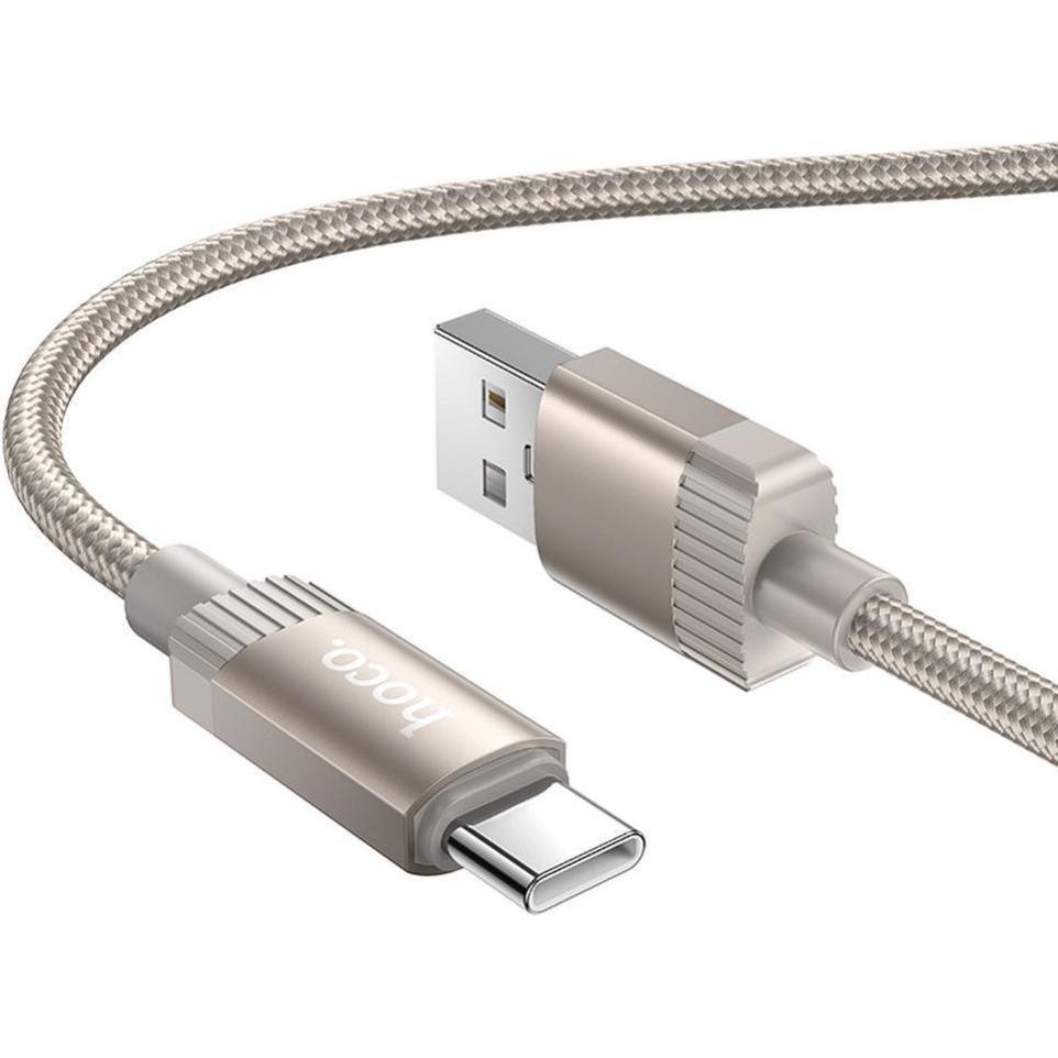 Hoco Cable Cable USB A to USB C 3A 1 m X117 gold (1 m), Cavo USB